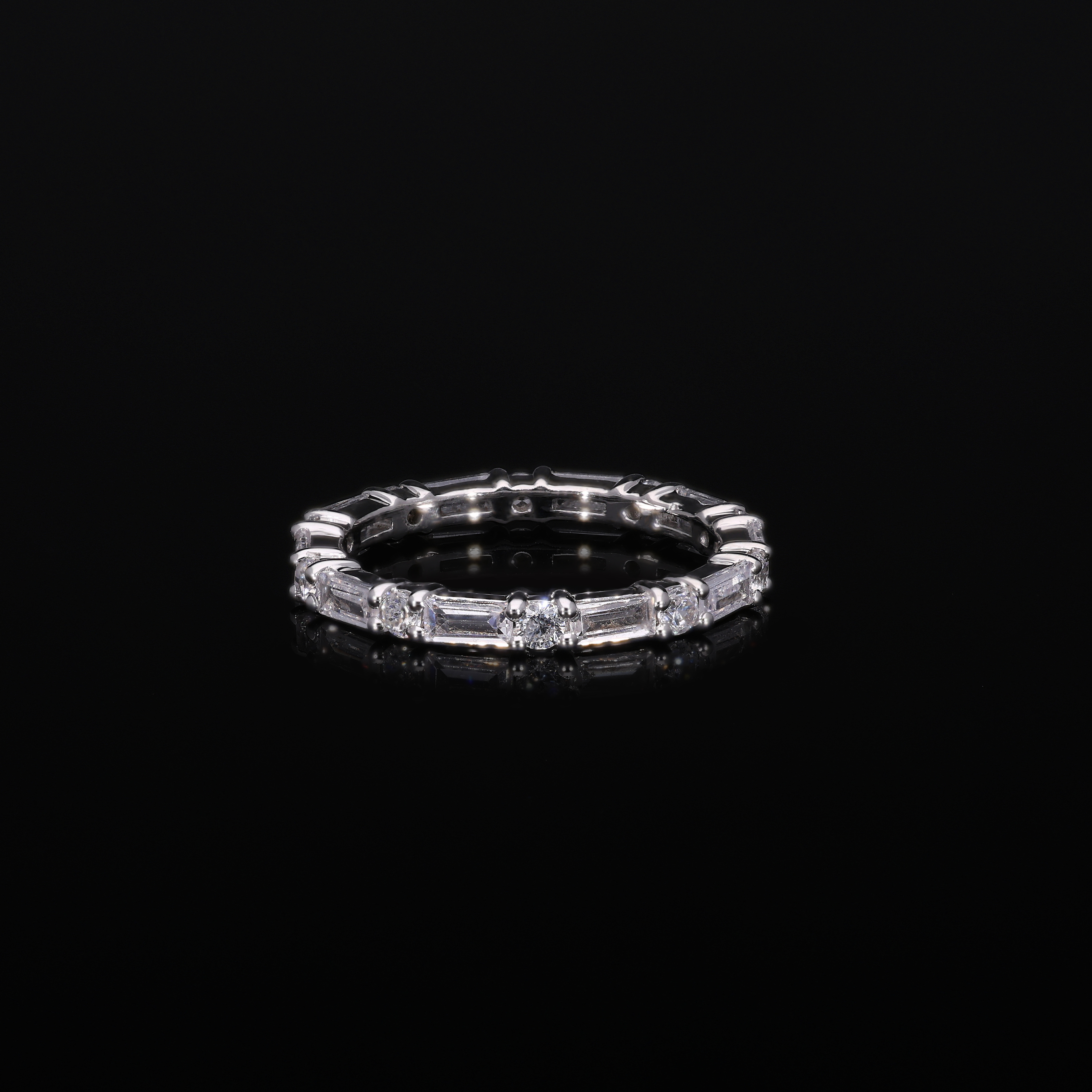 Baguette Cut Lab Grown Diamond Eternity Band